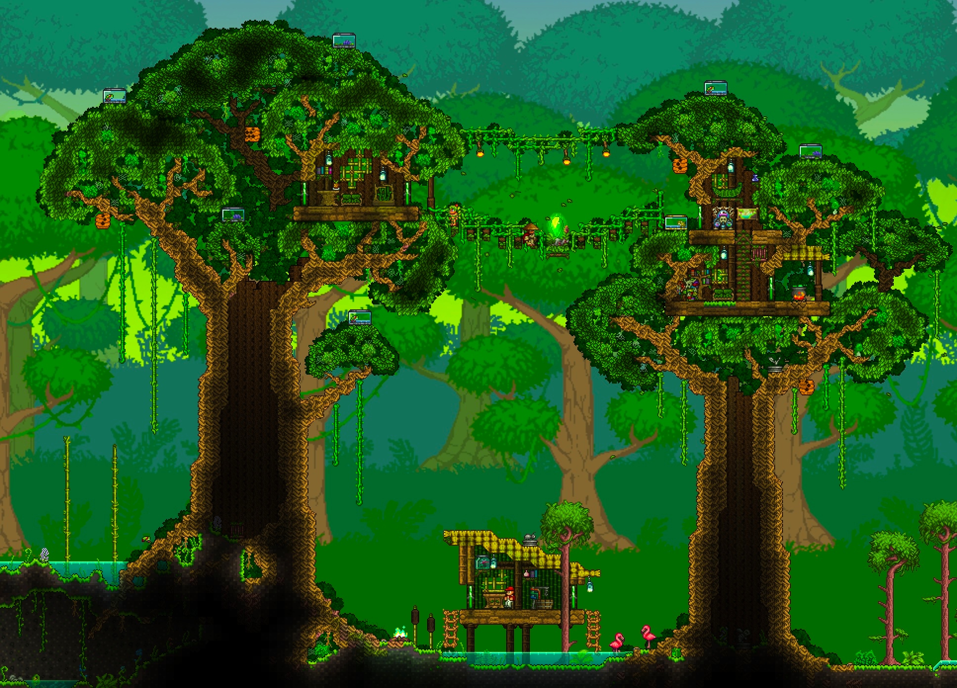 r/Terraria on Twitter "A couple of days of work and the jungle pylon