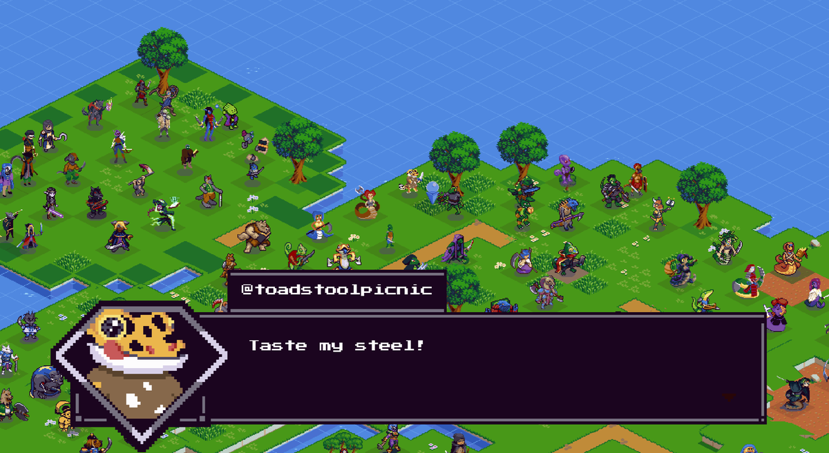 toadstoolpicnic's tweet photo. Yay my little guy in the #pdtactics collab! This was my first time participating in a collab.
There are so many awesome characters!
Check out the map at https://t.co/XuOPRqwKPg https://t.co/bENyqVG2hv