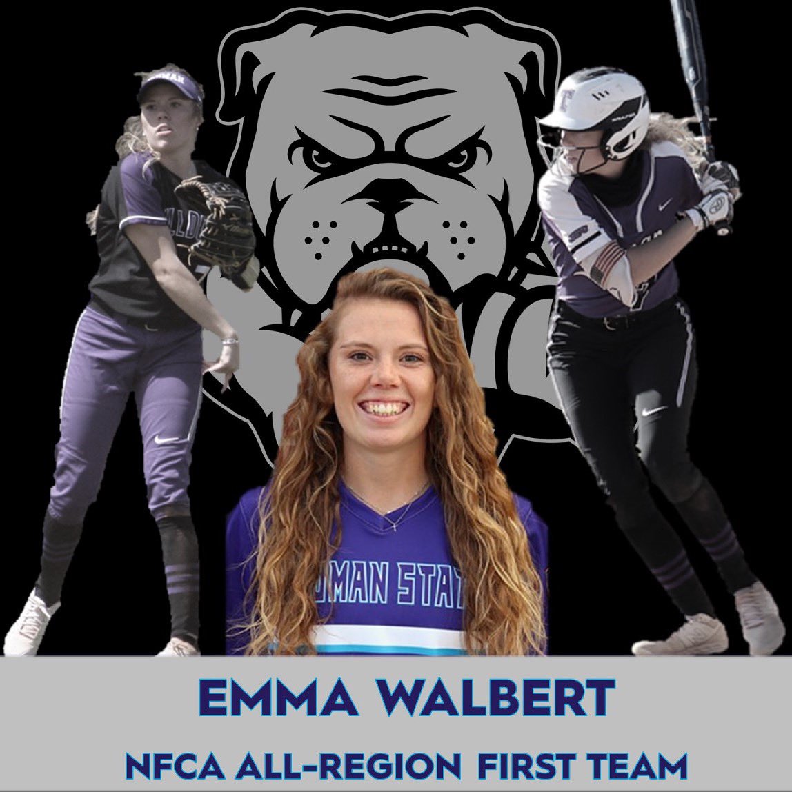 trumanstatesb's tweet photo. Congratulations to junior Emma Walbert on being named NFCA First Team All-Region! @ewalbert07 https://t.co/rWmKUJc9zN