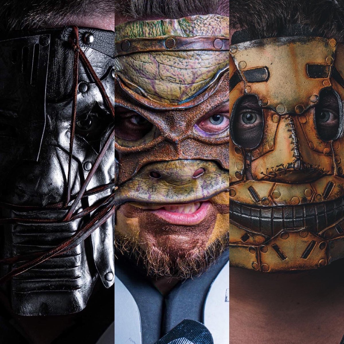 Shoutout to @3Countphoto, documenting my <a href="/RockwellMasks/">Rockwell Masks</a> evolution over the years #throwbackthursday