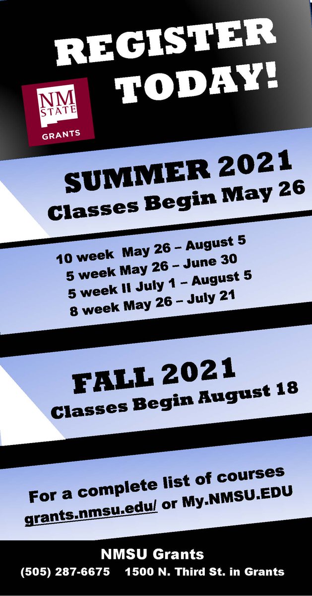 Nmsu Grants Nmsugrants Twitter Mynmsu Fall 2022 Academic Calendar