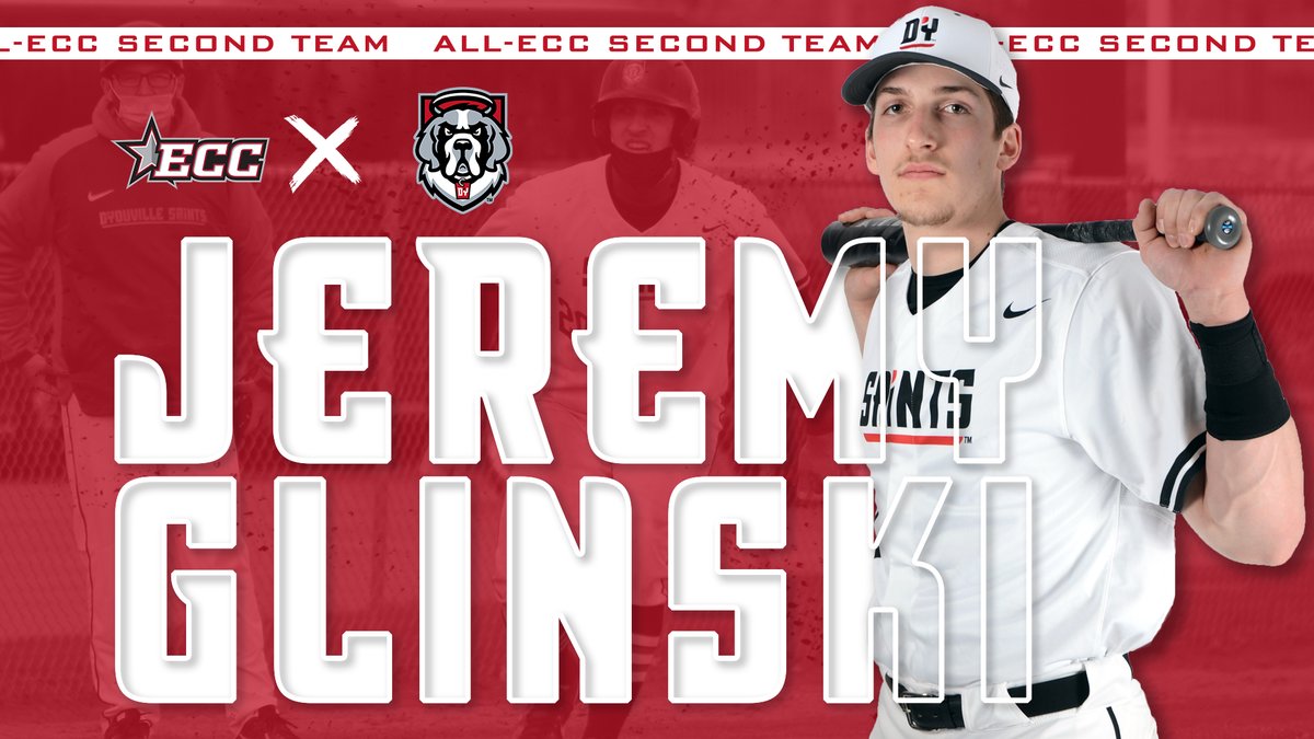 One of the best in the league!

Congrats to sophomore catcher Jeremy Glinski (<a href="/jglins20/">Jeremy</a>) on being named to the All-ECC Second Team.

#GoSaints | <a href="/ECCSports/">East Coast Conference</a>

📰 - bit.ly/3w4dYUU