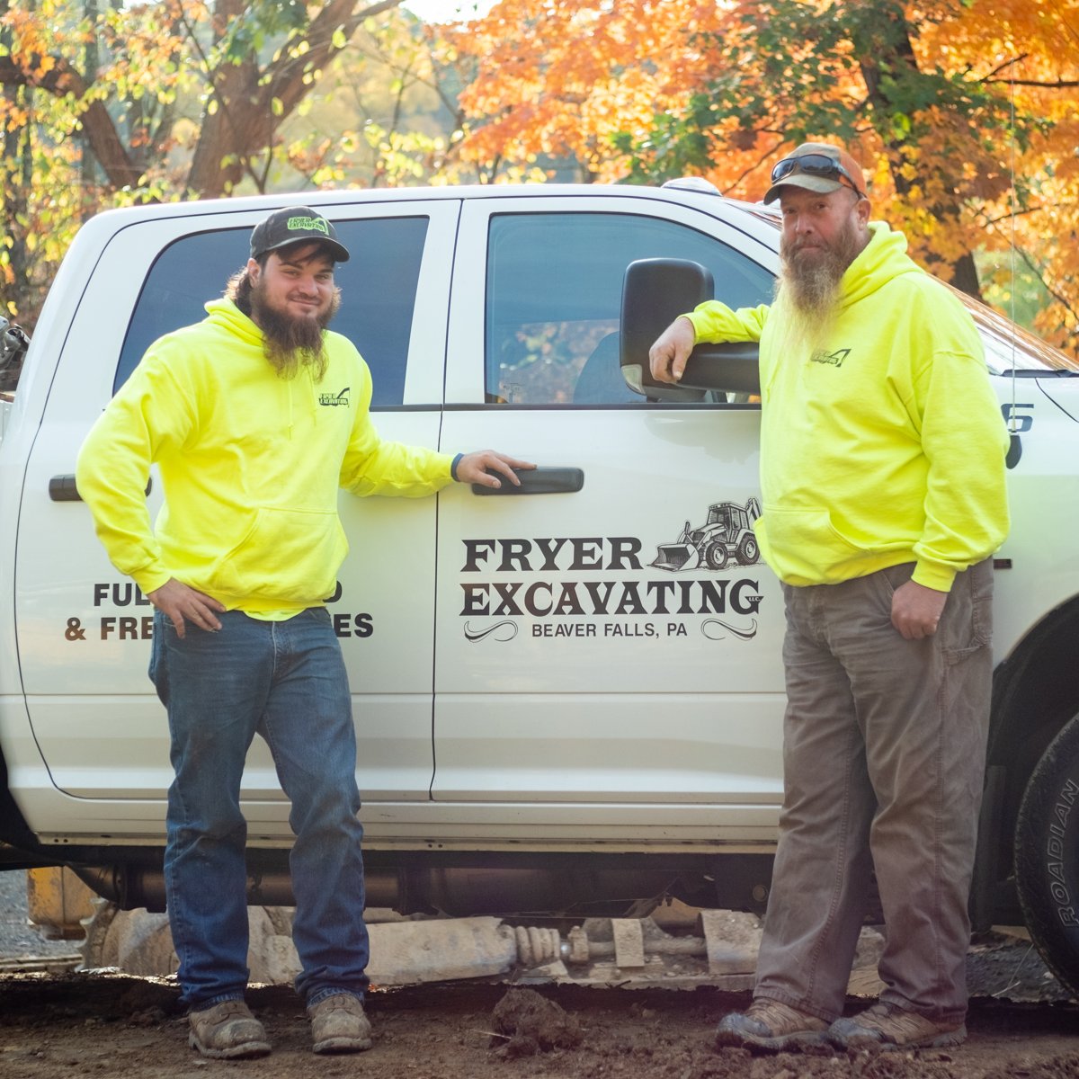 FryerExcavating's tweet photo. Your land and our team are a match made in heaven, so whenever you're ready to break ground, we’ll be right there. #excavation #hauling #demolition #supplyyard #gravel #supplies #beavercounty #Butlercounty #Mercercounty #Alleghenycounty https://t.co/h0V6evt425
