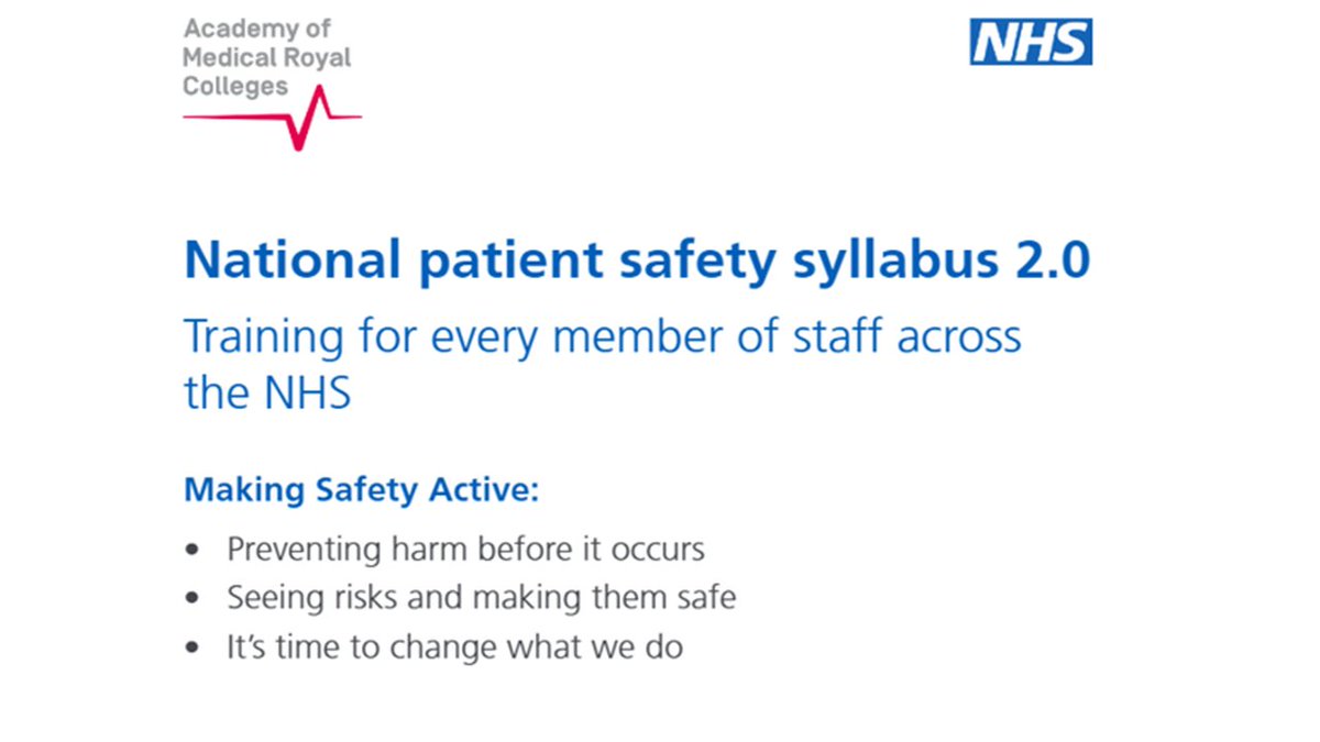 The NHS Patient Safety Syllabus has been launched to help save lives and protect patients.
This multi-professional syllabus is for all staff in the NHS and is a first of its kind, helping to identify risks proactively to prevent errors before they occur.
tinyurl.com/yjavwwhv