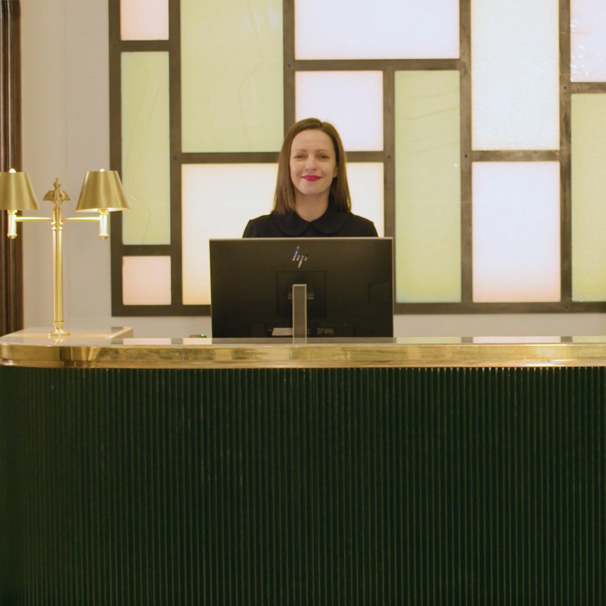 Lobby Bobbie. Meet Katia, a member of our lovely front desk team. Only four more days to go, now, before we welcome our first guests! Plan your grand tour: thegrandhotelbirmingham.co.uk