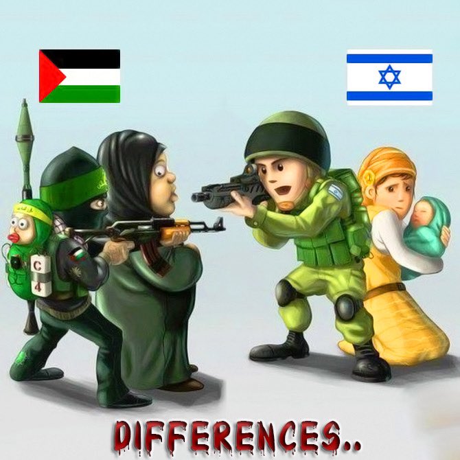 HananyaNaftali's tweet image. The conflict in one picture. #Israel #Gaza