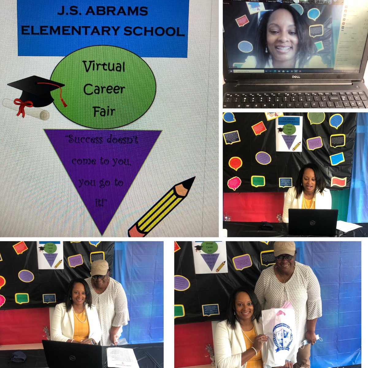 AutummJ's tweet photo. Enjoyed my time today at Abrams Elementary participating in their virtual career fair!! They love their Superintendent and I love them!! #ReImagineBessemerCitySchools 💜 https://t.co/mvqdbTCopR