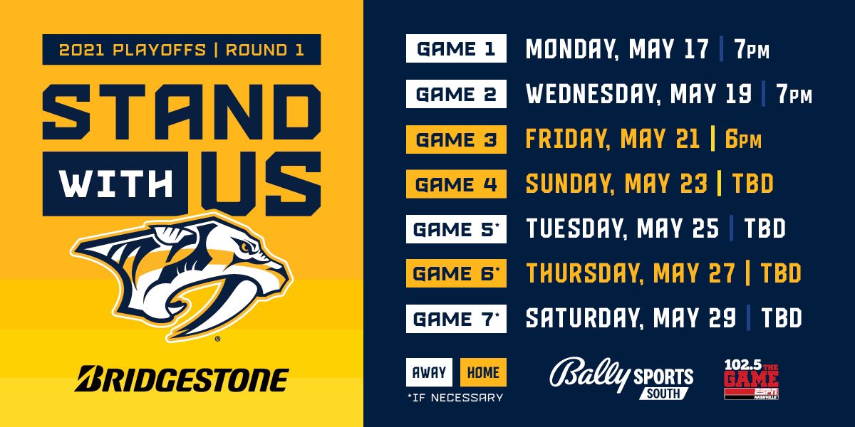 PredsNHL's tweet photo. Let’s vibe. #StandWithUs https://t.co/O47dRh6ffo