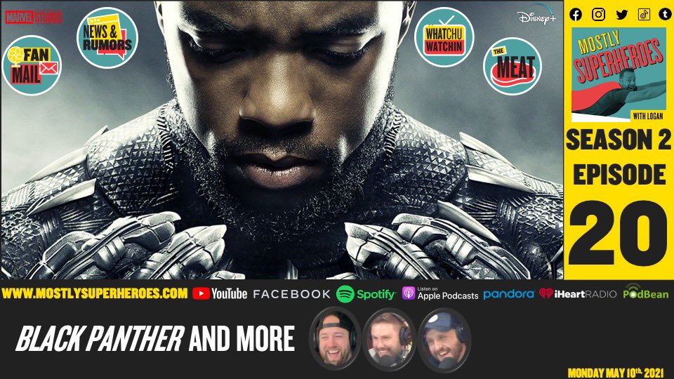 New episode now streaming everywhere. This week: #BlackPanther (2018) and our review of the recent trailer for #VenomLetThereBeCarnage. 
Promo: <a href="/ForgottenTown/">Small Town Forgotten</a> 
#mostlysuperheroes #mcupodcast 

mostlysuperheroes.com/watch/vxnmwipp…