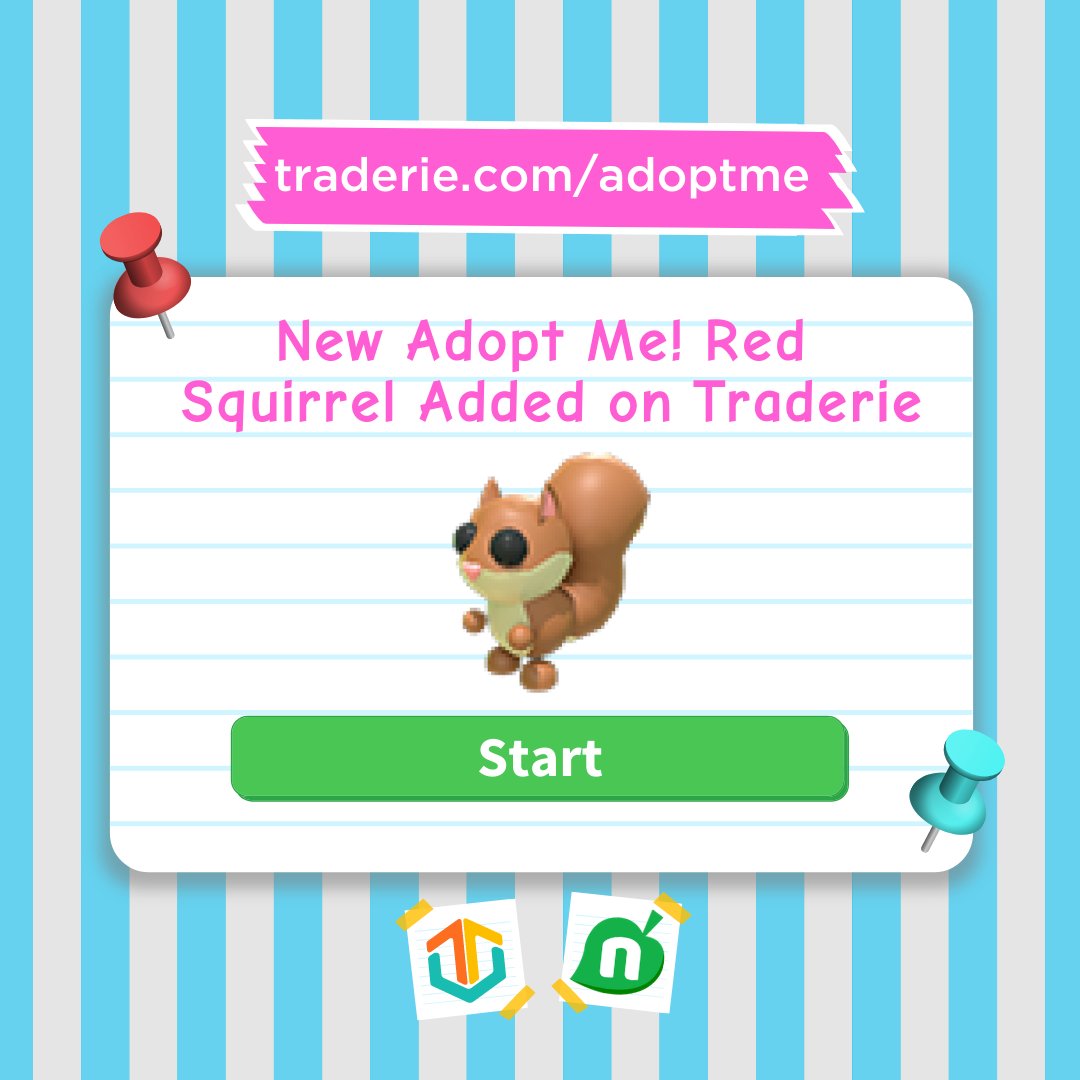 Red Squirrel, Trade Roblox Adopt Me Items