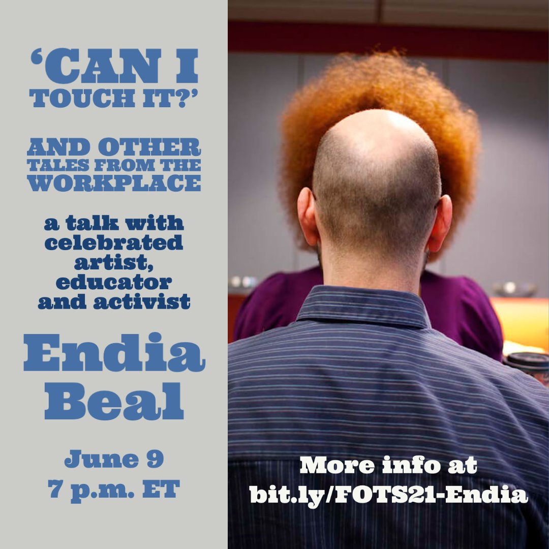 Thrilled to have Endia Beal joining us for a talk at #FOTS21 on June 9. Her fine art photo projects open an important discussion on race, gender and the workplace. bit.ly/2ROoQaT