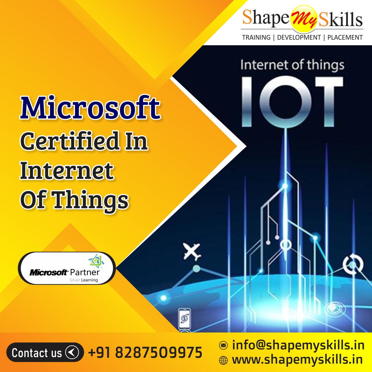 shapemyskills's tweet image. Enroll now in this online training program and get certificates.
You can call us at +91-9873922226
#IOT #IOTprogramming #IOTOnlineTraining #IOTOnlineTraining #IOTOnlineCourse #IOTtraininginNoida #IOTtraininginDelhiNCR #courses #education #ai #onlineCourse #summerinternship