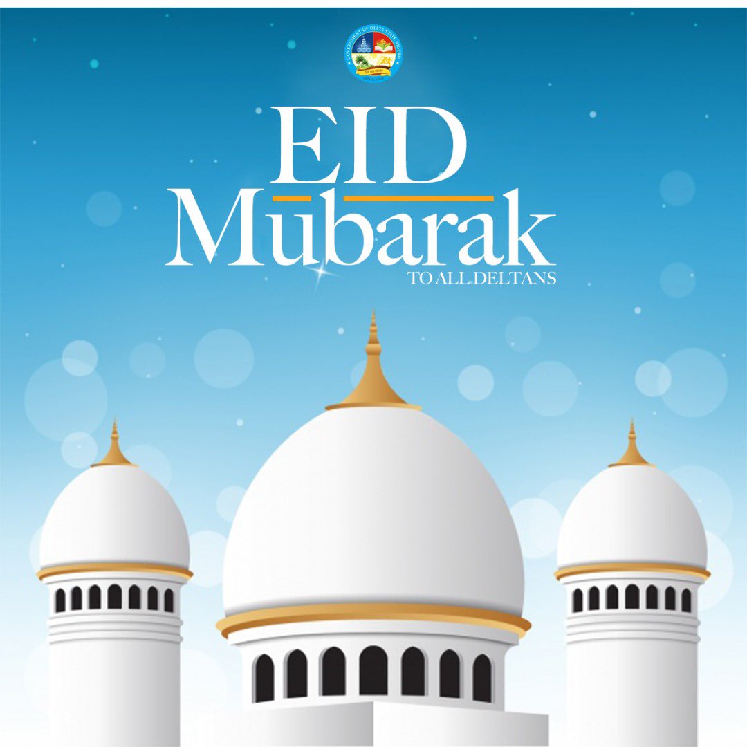 DSGovernment's tweet photo. #EidMubarak to our Muslim brothers and sisters in Delta State and across Nigeria!

#Eid #EdAlFitr https://t.co/4xR7VVArTs