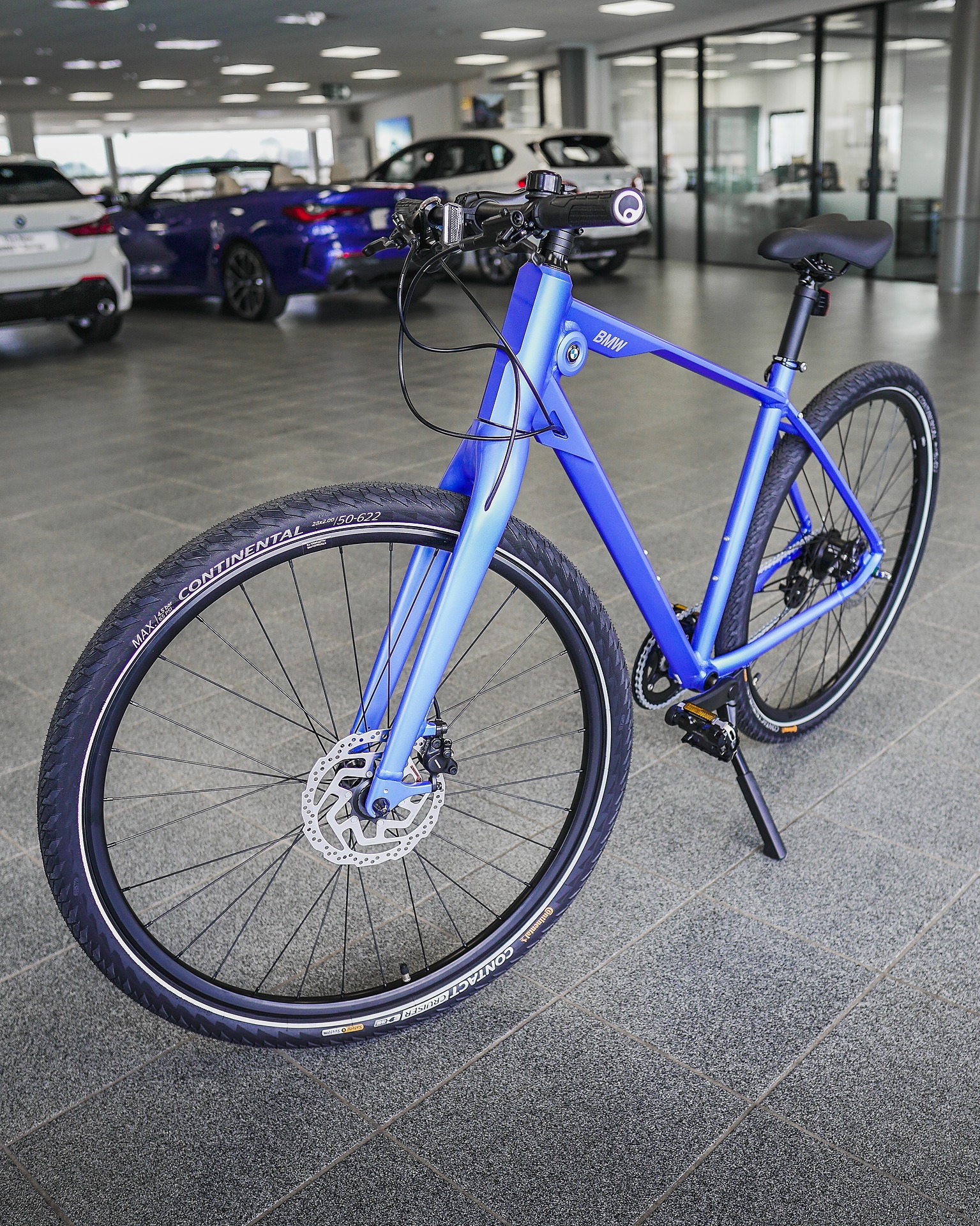 bmw cruise bike frozen blue