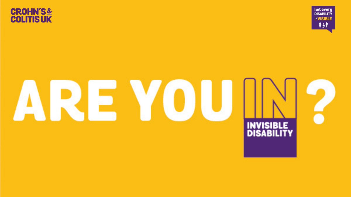 Every workplace should be more inclusive of people living with invisible disabilities and conditions.
We’re calling on companies to pledge their commitment. Are You IN? Send our template email to companies today: 
ccuk.link/areyouIN3
