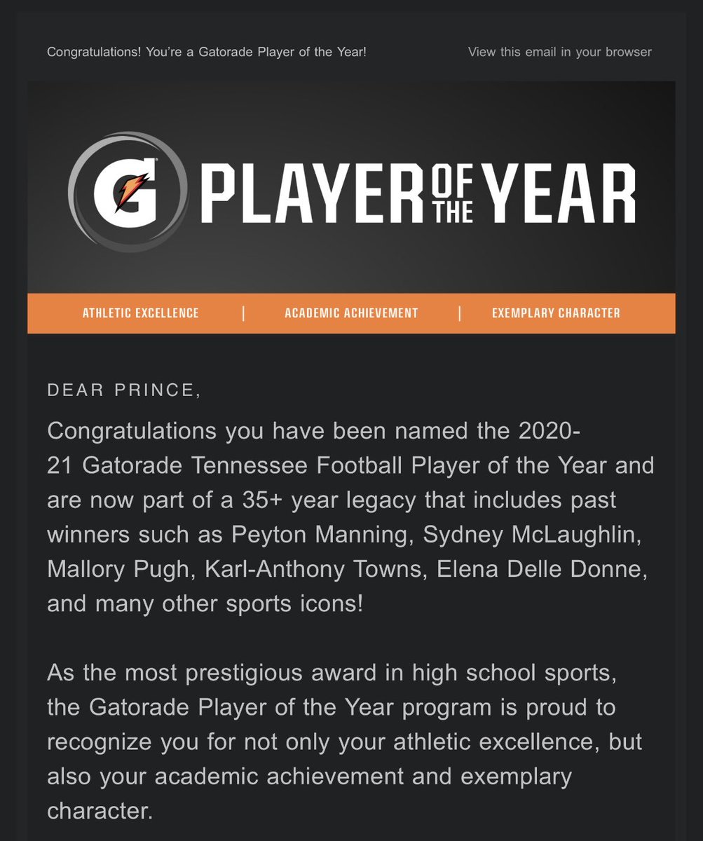David Crockett HS Football (@dc_pioneers) on Twitter photo Another accolade for โฆ<a href="/p_kollie_21/">Prince Kollie</a>โฉ winning Gatorade Football Player of the Year in the State of Tennessee! Another accolade for โฆ<a href="/p_kollie_21/">Prince Kollie</a>โฉ winning Gatorade Football Player of the Year in the State of Tennessee!
