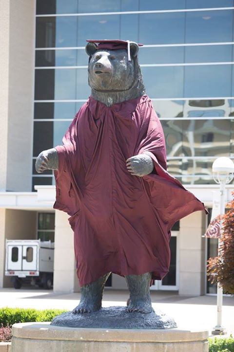 Congrats to the 3011 #BearGrads. First commencement ceremony begins at 2pm today.