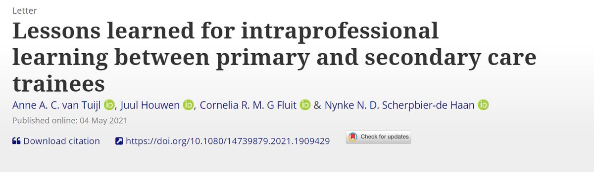 Education for Primary Care tweet media