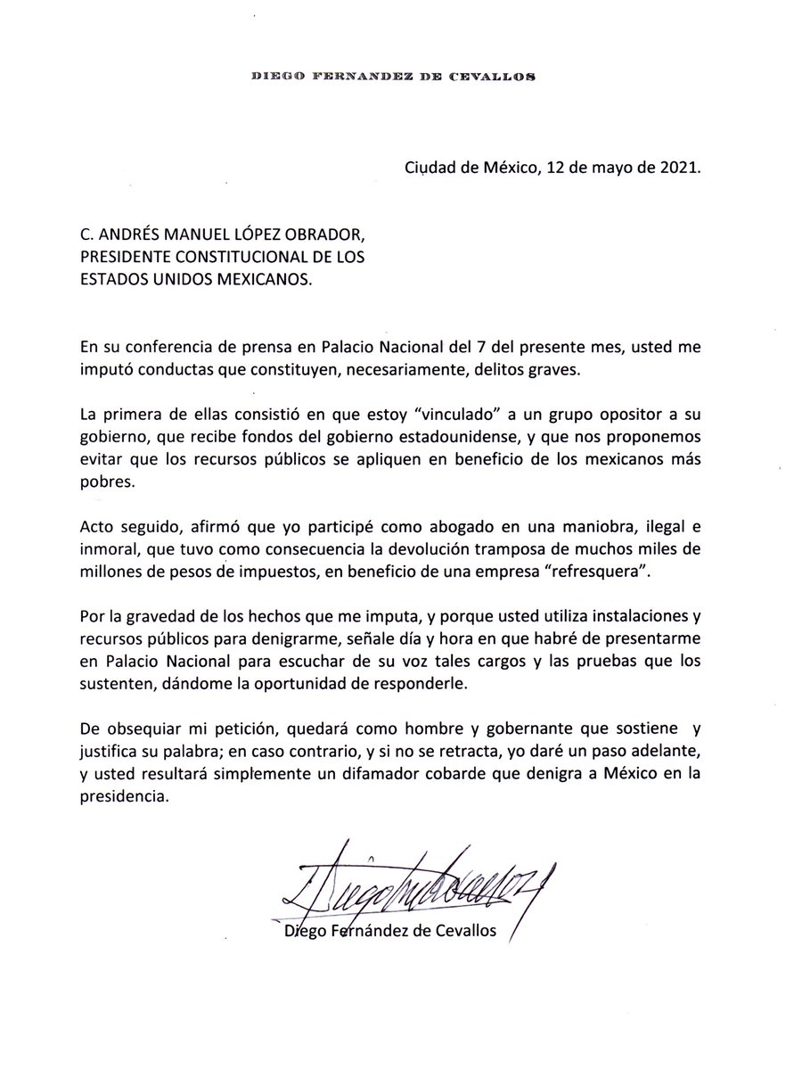 HectorMCristo's tweet image. Ésta es la carta que manda el Gran Jefe Diego al Orate de Macuspana. ¿Qué creen...?
#todossomosDiego