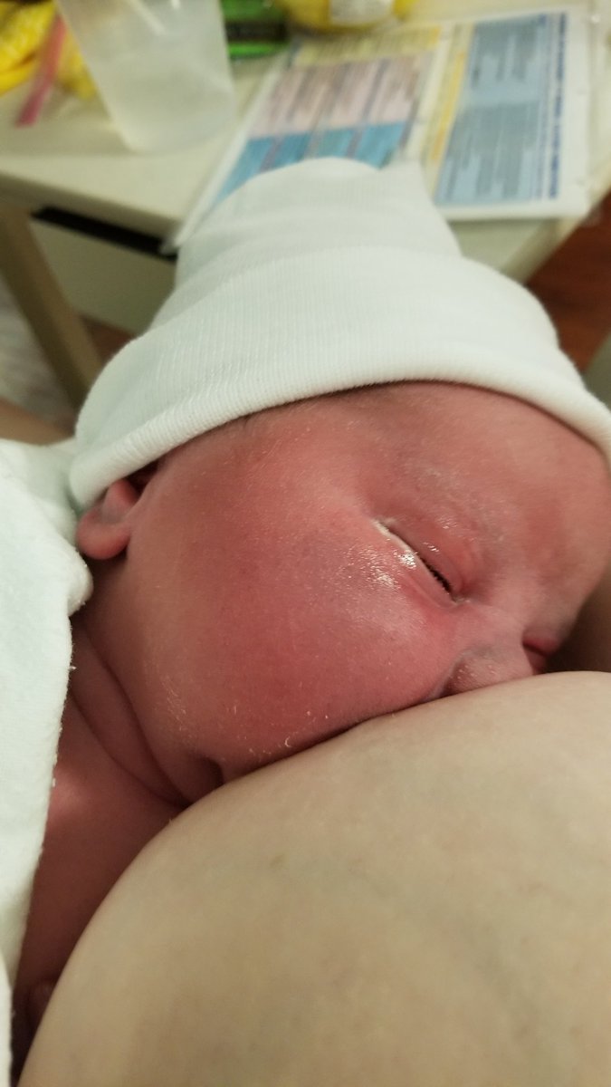 Mama_Evey's tweet photo. Our Rainbow arrived today. Just after midnight, because he must've REALLY wanted to be born on the 13th.
And he's here with his own set of rain clouds, even, but he is here.
#RainbowBaby #WelcomeLittleOne https://t.co/a4A1scHSmF