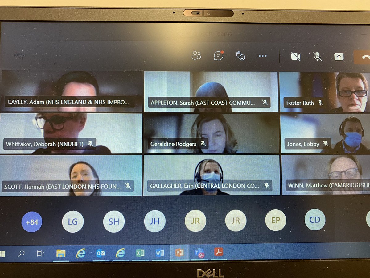 MkCnwl's tweet photo. Some of our staff are on an East of England workshop sharing good practice during Covid. We are sharing our experience in Neuro Rehab, Seacole and Home 1st Rapids @CNWLNHS https://t.co/9HVX3f1T8v