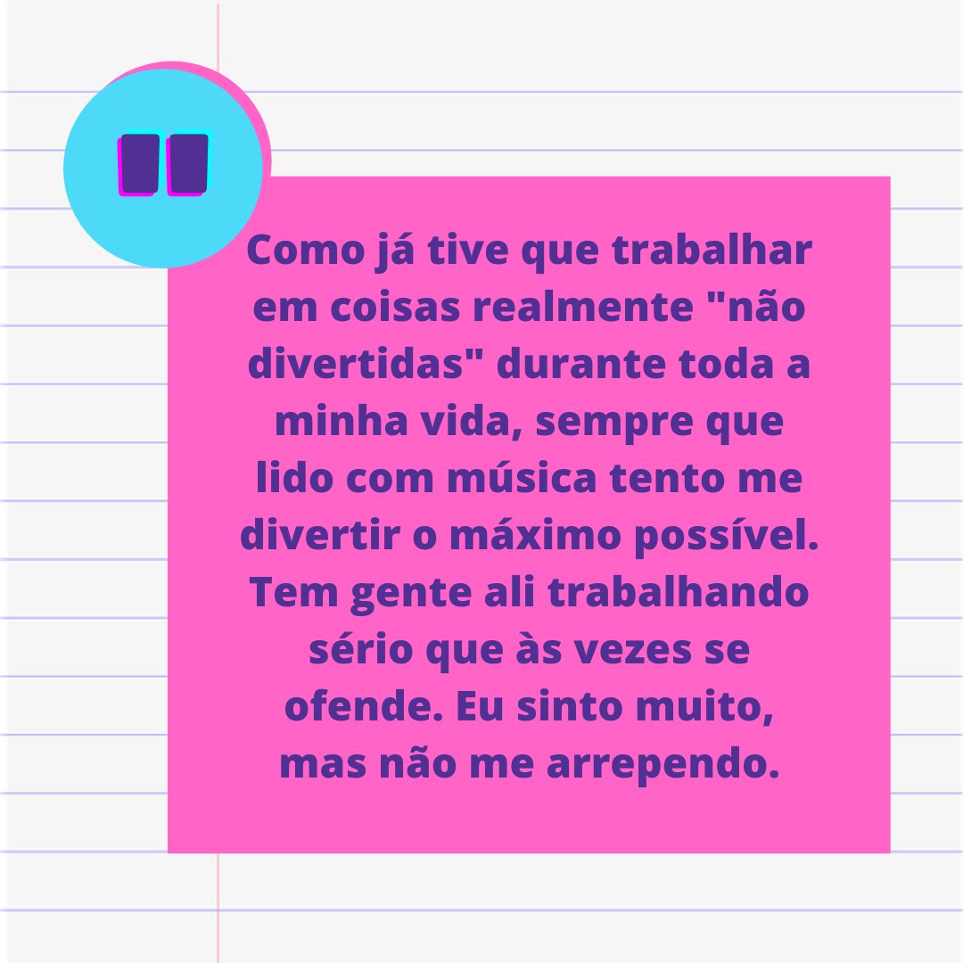 ahtricultural's tweet photo. Na entrevista, ele fala sobre o lançamento e antigas bandas, além disso, faz uma viagem no tempo na cena underground de Porto Alegre e conta as mais inusitadas estorias vividas por ele como músico 🎸🐐👩‍🎤

#AhTriCultural #AhTriEntrevista #ProduçãoCultural #Entrevista #Musica #Rock https://t.co/tKprMDM7bx