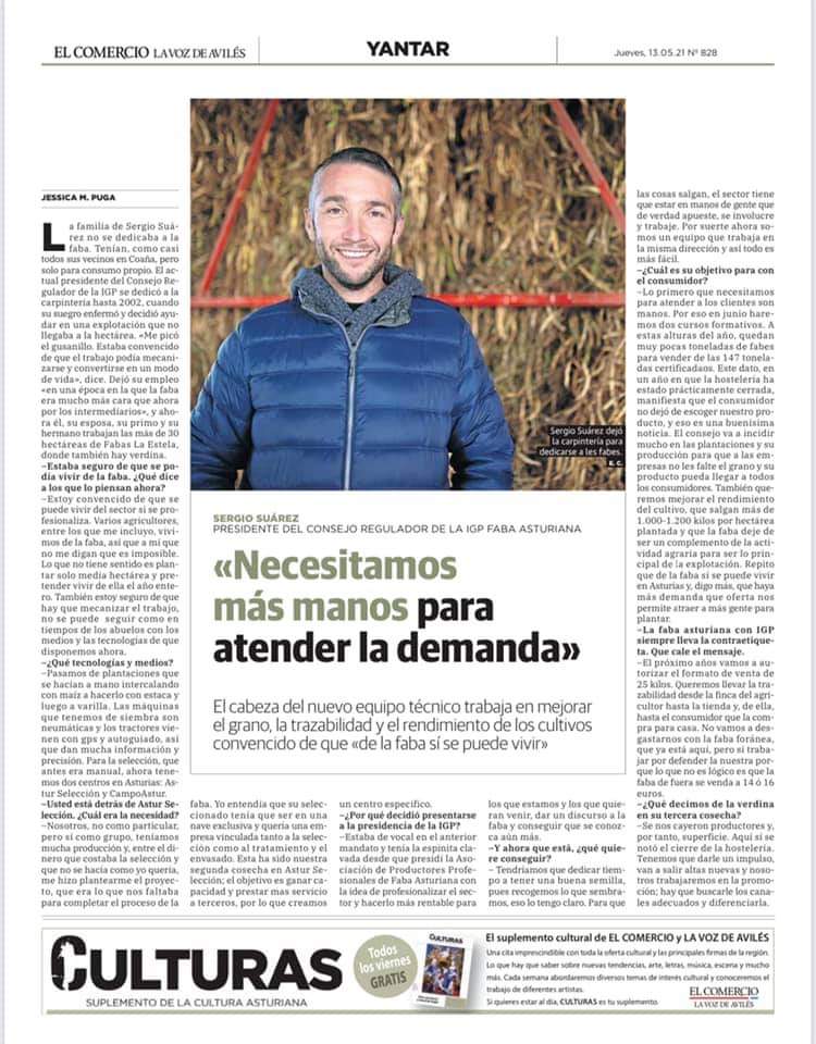 FabaAsturiana's tweet photo. ▪️La #fabaasturiana en el @canalyantar @elcomerciodigit:

"Necesitamos más manos para atender más demanda" 🙌

▪️ 𝖱𝖤𝖢𝖴𝖤𝖱𝖣𝖠 15 de mayo, finalizan las  𝖲𝖮𝖫𝖨𝖢𝖨𝖳𝖴𝖣𝖤𝖲 𝖨𝖭𝖲𝖢𝖱𝖨𝖯𝖢𝖨𝖮𝖭𝖤𝖲 de parcelas para 𝖣𝖠𝖱𝖲𝖤 𝖣𝖤 𝖠𝖫𝖳𝖠 en faba asturiana 𝖨𝖦𝖯. https://t.co/gc6BcQzkh1
