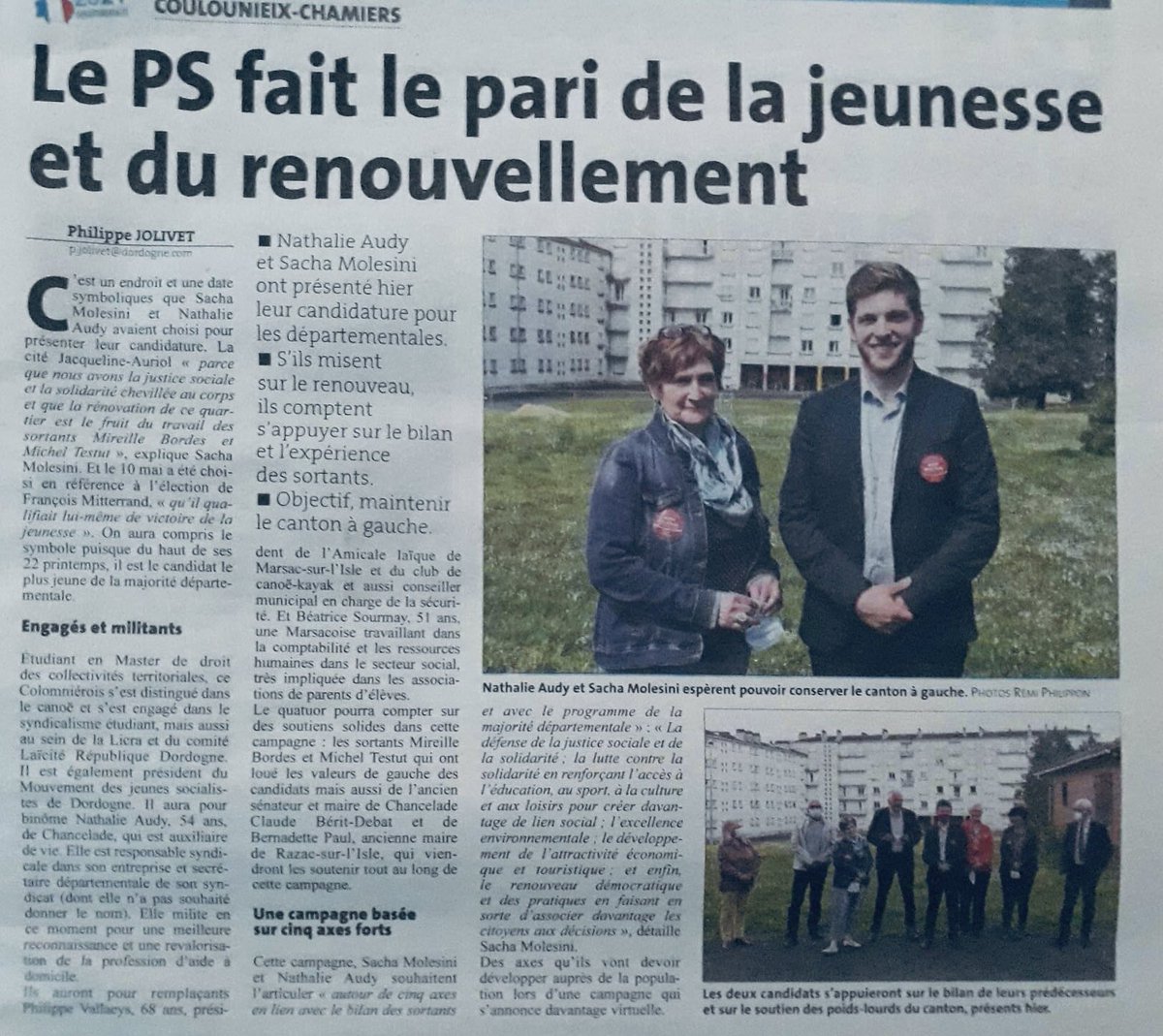 [Conférence de presse de lancement de notre campagne]

L’occasion de présenter notre quatuor : Nathalie Audy, Sacha Molesini, Beatrice Sourmay, et Philippe Vallaeys.

L’occasion de marquer un renouveau dans la loyauté et la reconnaissance.

La campagne est officiellement lancée !