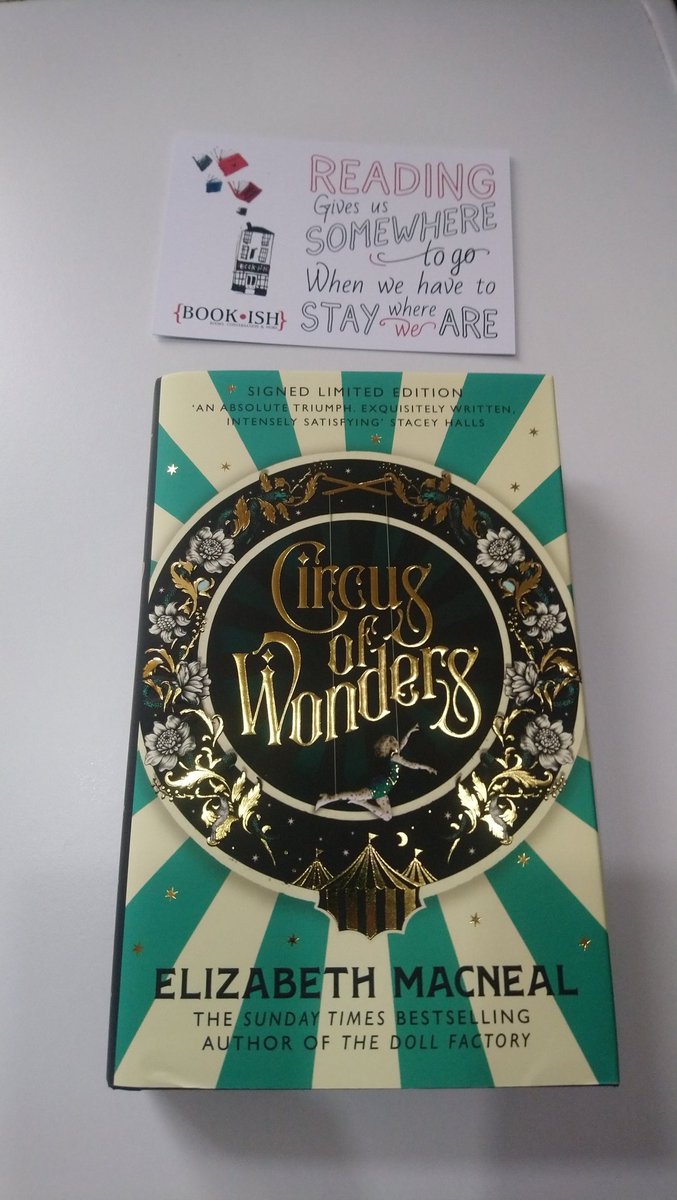 janice_whitfiel's tweet photo. How beautiful is this book 😊 😍 #CircusOfWonders @esmacneal @Bookishcrick #signedlimitededition https://t.co/KezTq8kFC1