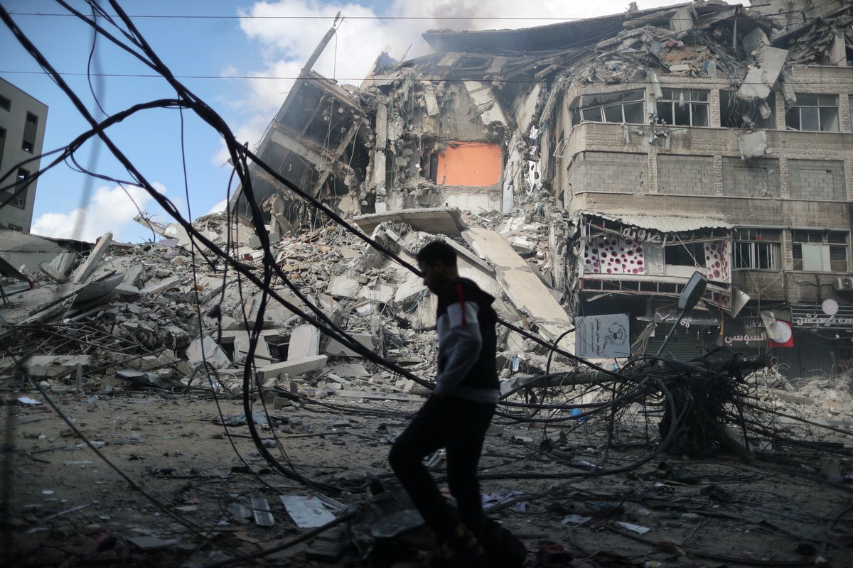 ajplus's tweet photo. Israeli air strikes have killed 83 people — including 17 children — and wounded over 480 others in the occupied Gaza strip.

Fighter jets targeted multiple residential buildings.

“They bombed them without any warning. The house had nothing but the kids,” said one woman. https://t.co/IAEf4hpzMc