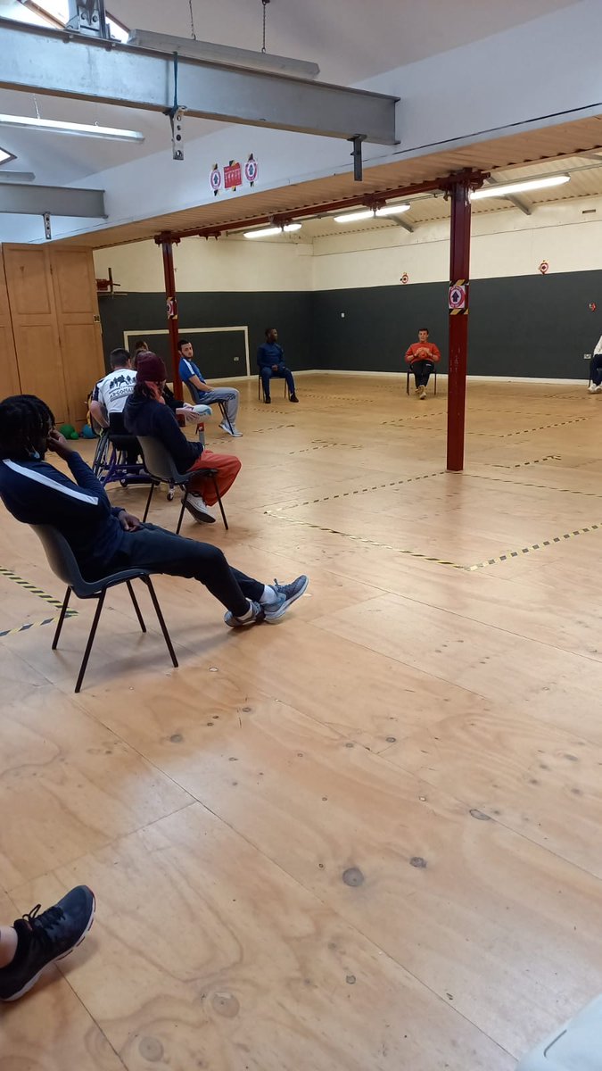 Coach Scott from Red Balloon is leading the group in some wheelchair rugby today 🏉 <a href="/WeAreCoachCore/">Coach Core</a> <a href="/ActiveEssex/">ActiveEssex</a>