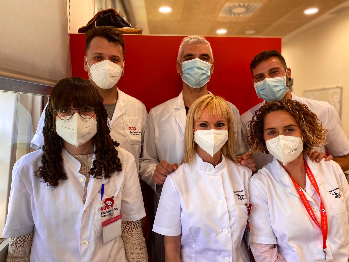 El equipo del Centre de simulació Sant Agusti del Campus Docent Sant Joan de Deu, trabaja fuerte para mejorar cada día