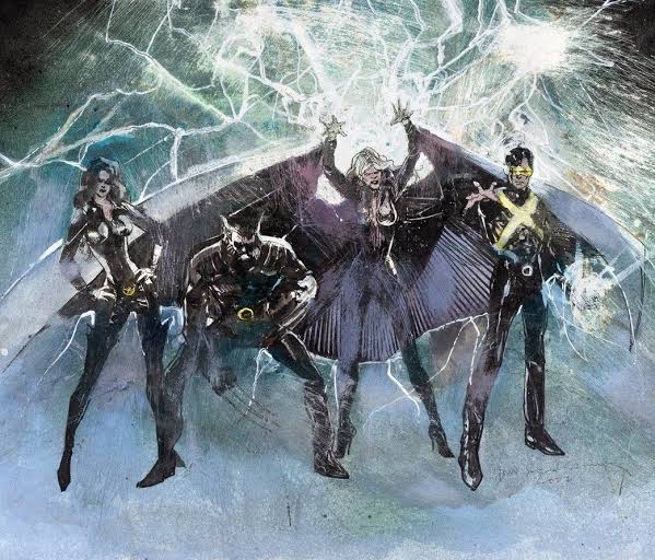 RPHutch1975's tweet image. I mean to be honest everyday is #XMenDay on this account but here's Bill Sienkiewicz depictions of the first movie's four main heroes.