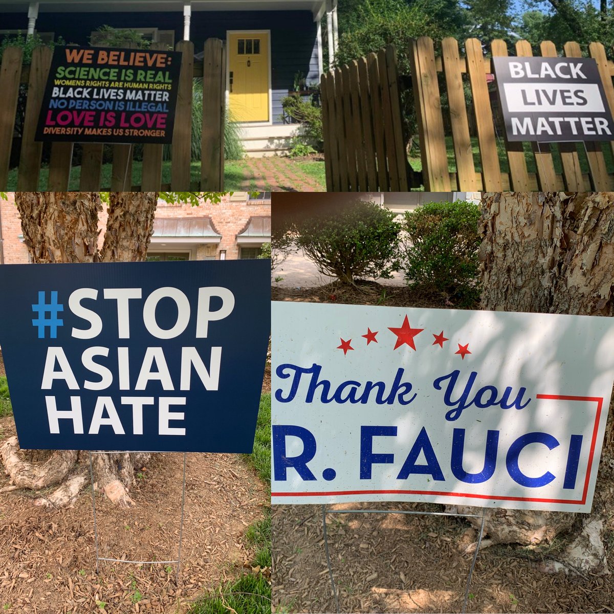 SpeedproSS's tweet image. Reminder that we still have lots of #BlackLivesMatter &amp;amp; other yard signs. Newest addition is the #StopAsianHate sign. Here's the link where you can see the options and order: speedpro.com/silver-spring/… 
More options in link and we can make any sign if you send us a print file.