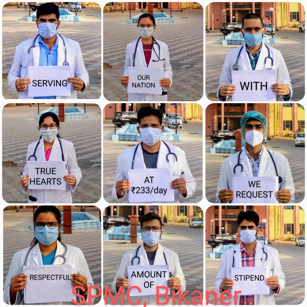 DrBhamoo's tweet photo. जब हर साल फीस संशोधित होती है तो स्टाइपेंड क्यों नहीं? 
 #गहलोत_इंटर्न_स्टाइपेंड_बढ़ाओ
#Rajasthan_इंटर्न_स्टाइपेंड_बढ़ाओ 
जागो म्हारी सरकार... जागो मुख्यमंत्री जी
@ashokgehlot51 @RaghusharmaINC @sarkari_doctor https://t.co/CqeXupZGHZ