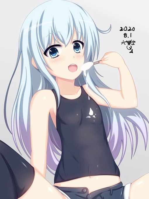 #艦これ #響 
響ちゃんとアイス食べたい
こぼしたら… 