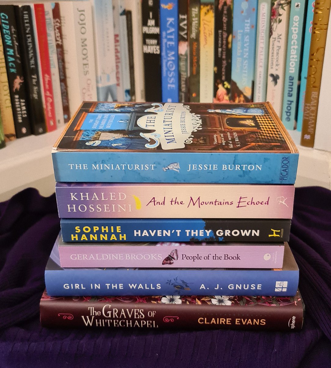 beckys_books_'s tweet photo. 💙💜Blue and purple stack 💙💜#bookstackforacause
Yesterday was International Fibromyalgia and ME awareness day. Here is a blue and purple stack to raise awareness for these chronic illnesses. https://t.co/EOvJE0tvsl