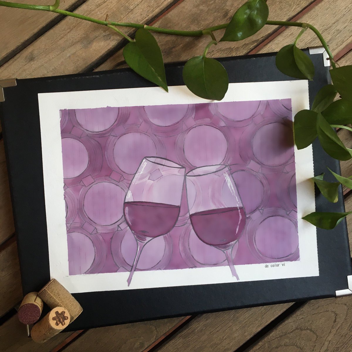 🍇 garnatxa negra, syrah i carinyena
🌍 <a href="/doterraalta/">CRDO Terra Alta</a> ⠀⠀⠀⠀⠀⠀⠀⠀⠀
📐 29,7 x 21 cm ⠀⠀⠀⠀⠀⠀⠀⠀⠀

#decolorvi #vicatalà #winepainting #wine #nofilters #makeartnotwar #illustration #winelover #enjoywine #winetime #handdrawing