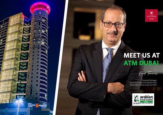 We are pleased to inform you that Grand Millennium Al Wahda will be at ATM Dubai on May 16 until May 19, 2021, stand location HC0552. You are welcome visit us and we will be glad to meet you there. #ATMDubai #ATM2021 #MillenniumHotelsAndResorts #MillenniumMEA #GrandMillAlWahda