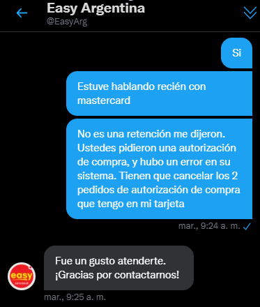 Matipanusopulos's tweet photo. @elclementine @EasyArg Un desastre. Todavía no me devolvieron la plata https://t.co/koI0HQy5FJ