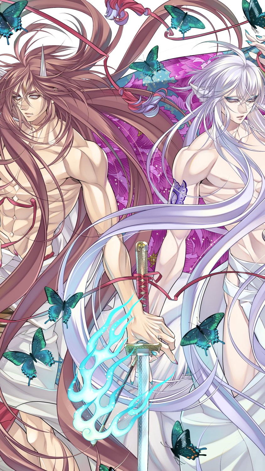 九条キヨ Zone 0019巻5 24発売 書影が出たので 19巻カバーの浄阿弥と紺ちゃんです 手はつないでない かっこよくデザインしてもらい 派手な表紙になったので嬉しいです Zone 00新刊19巻は5 24発売です 夜露四九 T Co Ls1wyfju0s