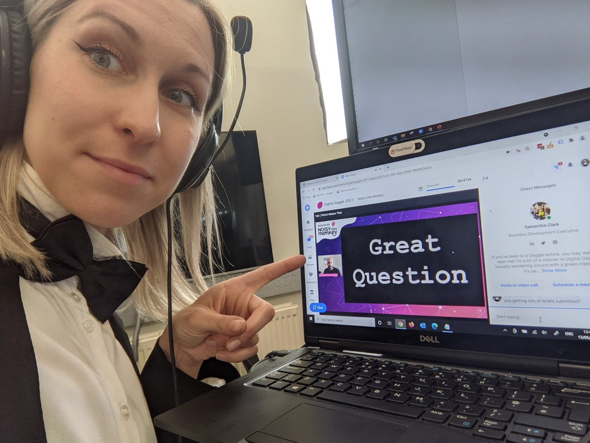 Donating £1 today every time a speaker says 'great question' or 'it depends' to #StopAsianHate 

Doing well on the tally so far... We must be nearing £100 😁😁

Thanks <a href="/andijarvis/">Andi Jarvis</a> for the inspo!

#DigitalGaggle