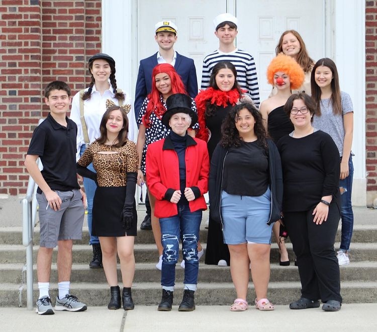 A #TBT of last month's production of #AKillerParty: A Murder mystery Musical at Jonathan Dayton High School.