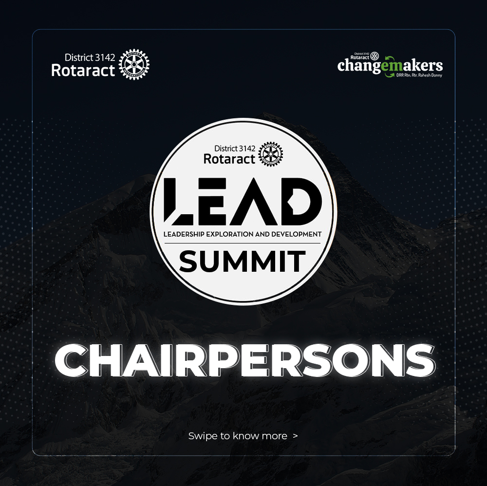 Rotaract_3142's tweet photo. Presenting to you, the masterminds behind L.E.A.D Summit, please congratulate the Chairpersons for the event @Hrishikesh1207 @RtrShivam @SAGAR13_10
Hope to see you on 22nd, 23rd, 29th & the 30th May, 2021!
#Rotaract3142 #Changemakers #LEADSummit #LEAD #LeadershipDevelopment https://t.co/U88RjYYy0i