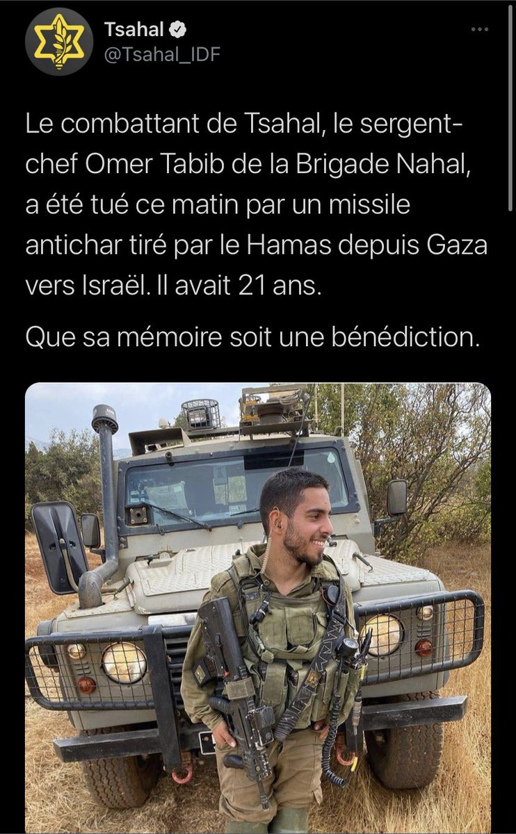SawtQods's tweet photo. 🇵🇸🇮🇱 | Le soldat israélien que le Tsahal a déclaré mort hier se vantait d’avoir violé une femme palestinienne. https://t.co/yxemkqhUWC
