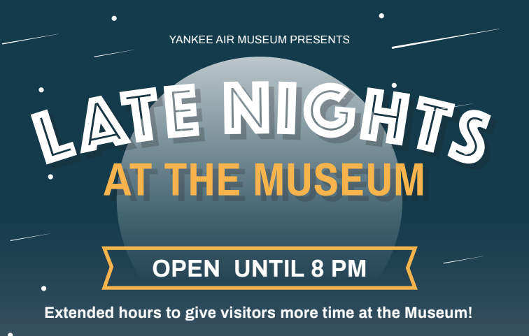 MiFlightMuseum's tweet photo. We are open until 8pm today! Come and explore the Museum after dinner or destress here after work by looking at planes 😁

Save money and buy admission online: https://t.co/t2DG8WKRXp https://t.co/YuJDBASk1U