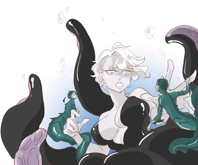 #twst女体化 「愛しき魔女」 巨🐙 