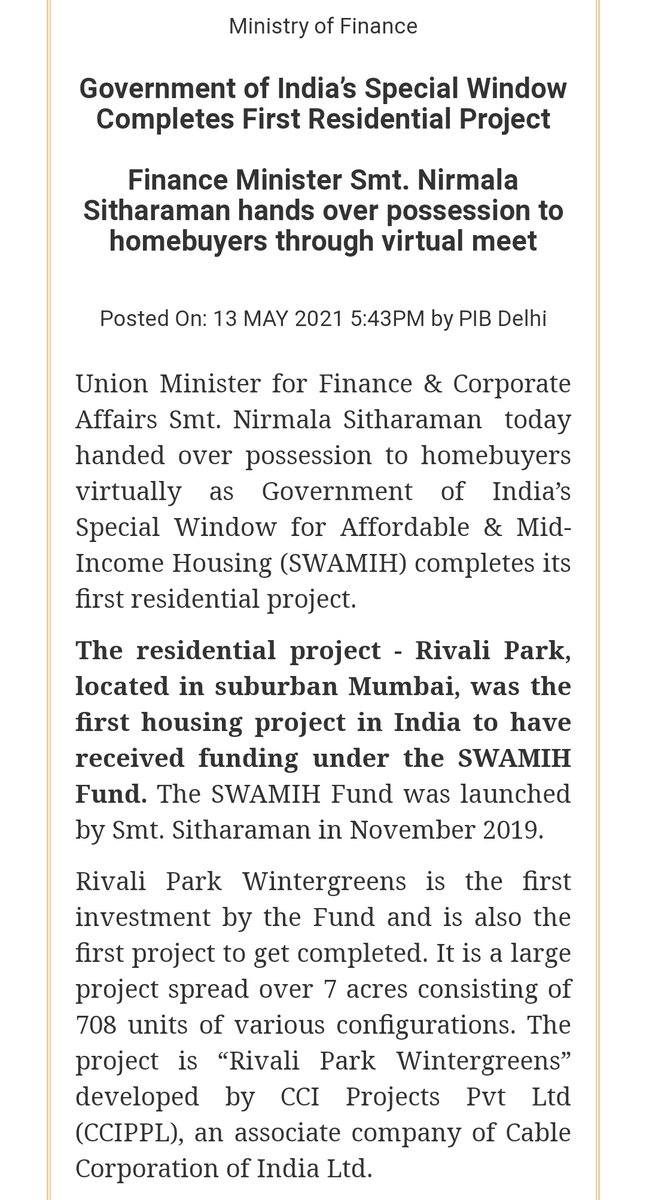 Nirmala Sitharaman Office tweet media