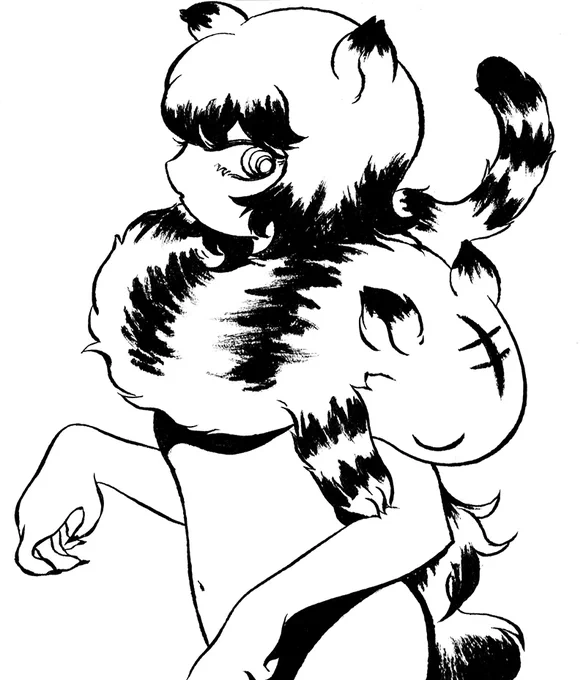 かなり昔に描いた子たちのファンアートいただけたのがとても嬉しいので元絵をまとめて再掲します 