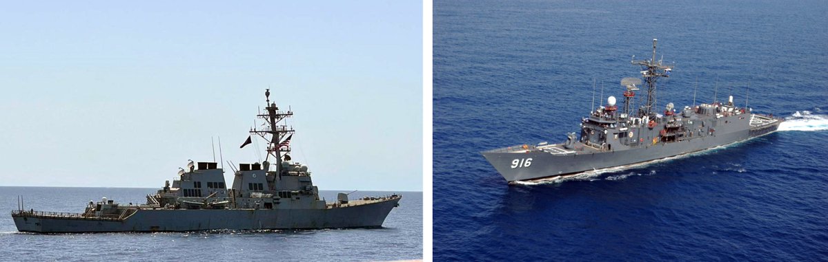 #المتحدث_العسكرى : القوات البحرية المصرية والأمريكية تنفذان تدريبًا بحريًا عابرًا بنطاق الأسطول الجنوبى بالبحر الأحمر ...